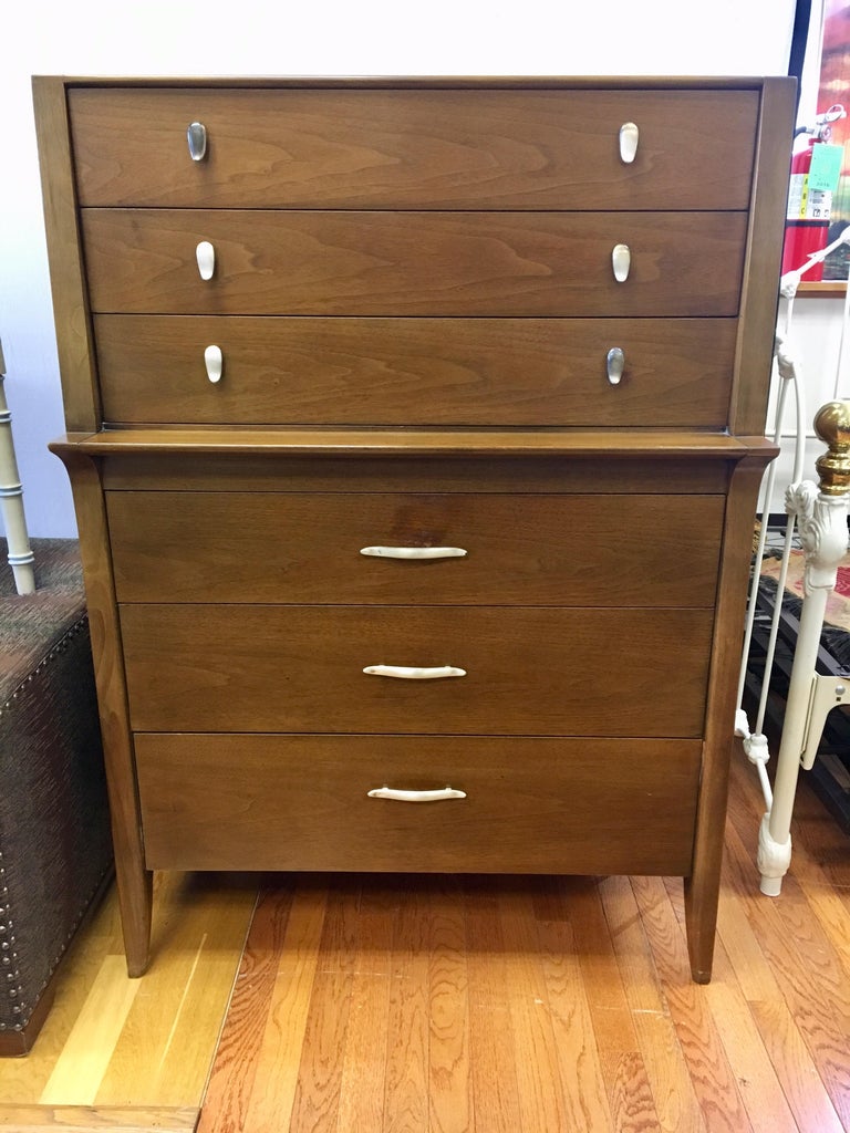 Drexel Profile John Van Koert Midcentury Tall Dresser Chest Drawers Wardrobe at 1stDibs drexel