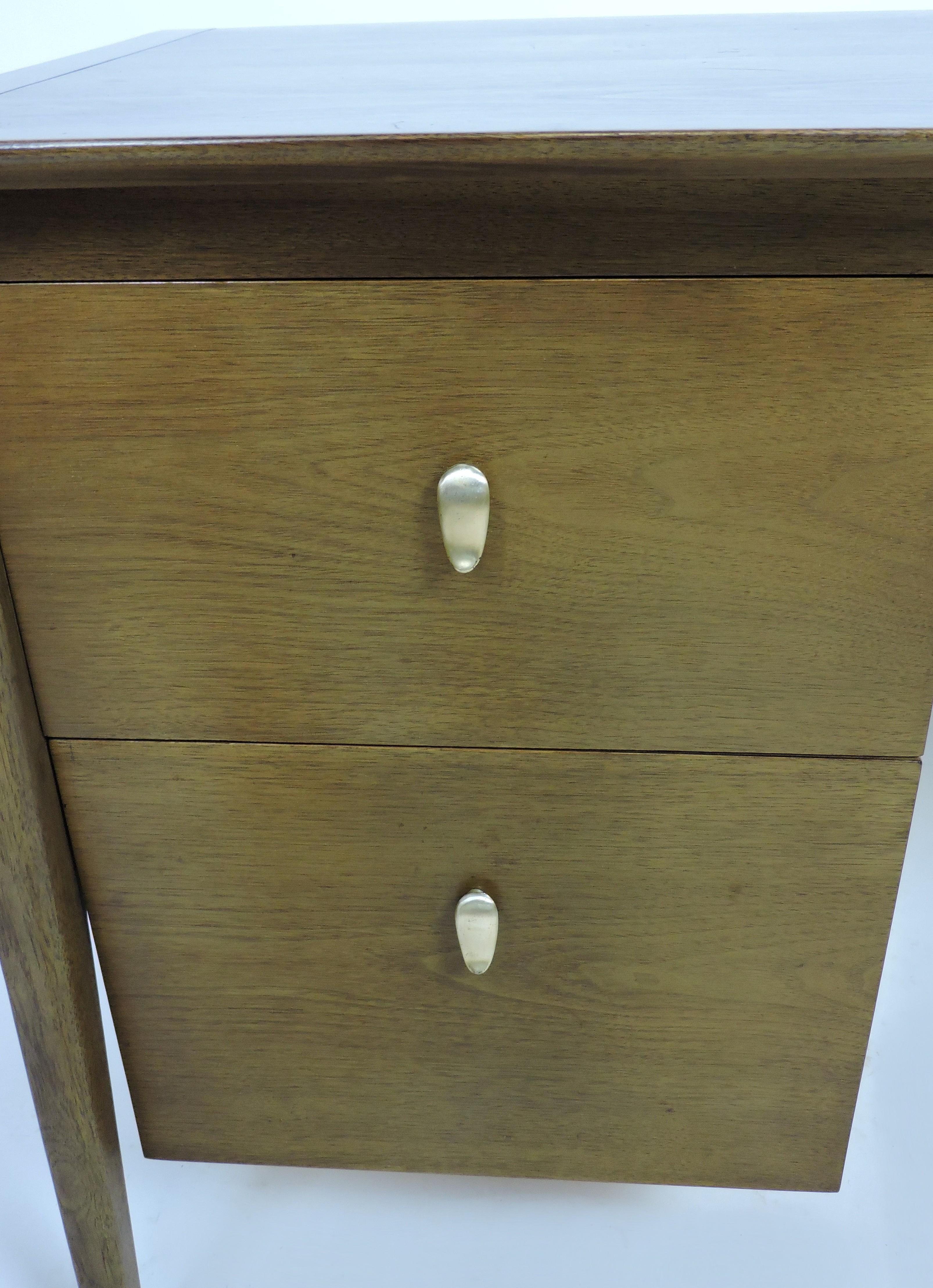 Drexel Profile Mid-Century Modern Walnut K95 Desk by John Van Koert 2