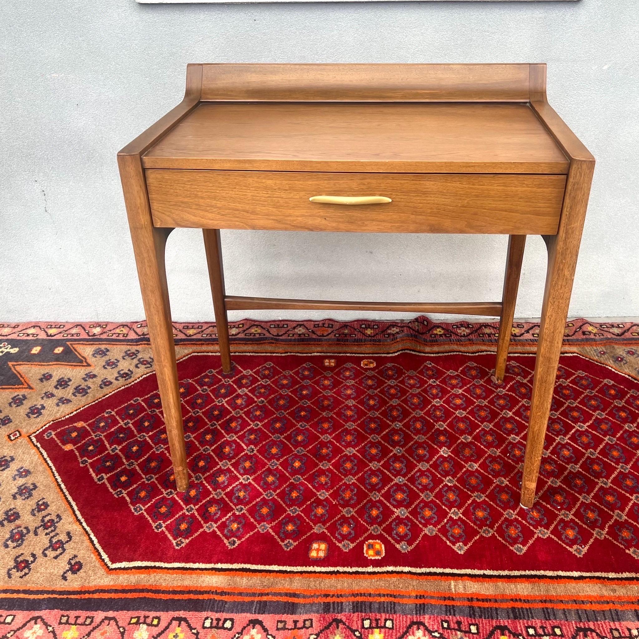 Mid-Century Modern Drexel Profile Writing Desk or Entryway Table