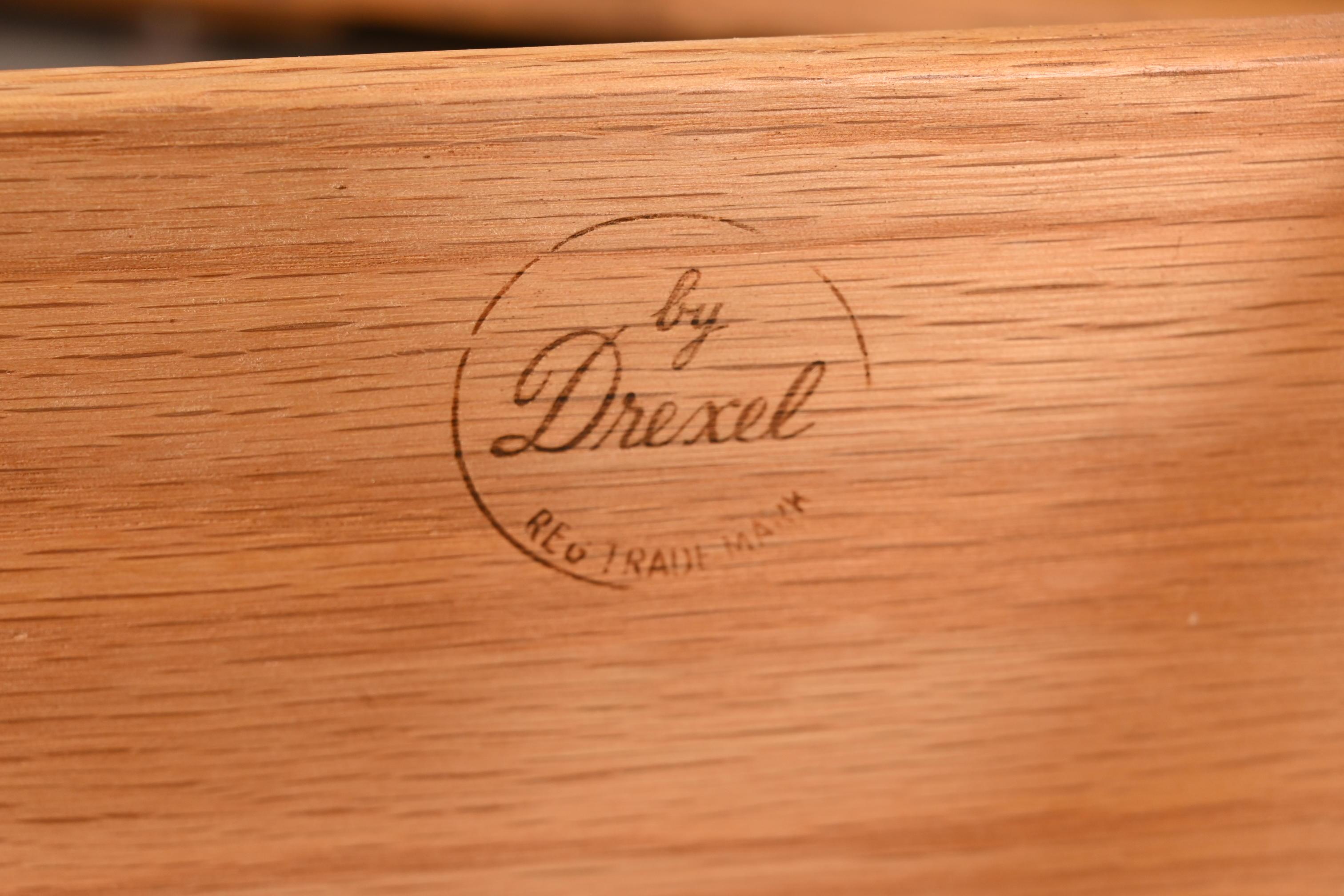 Drexel Spanish Colonial Carved Walnut Triple Dresser or Credenza, 1960s 3