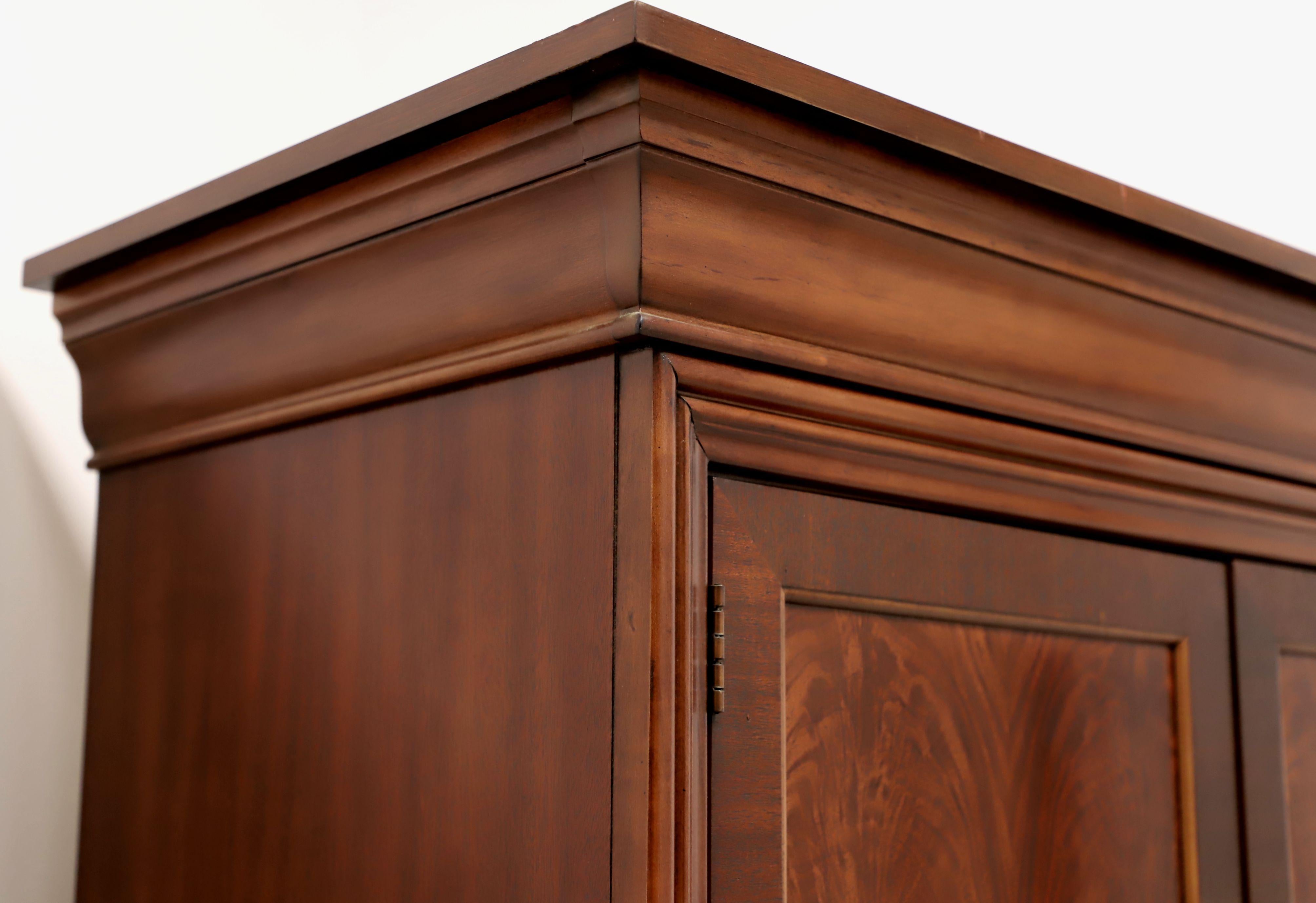 Contemporary DREXEL Studio Marseille Mahogany French Style Armoire / Linen Press For Sale