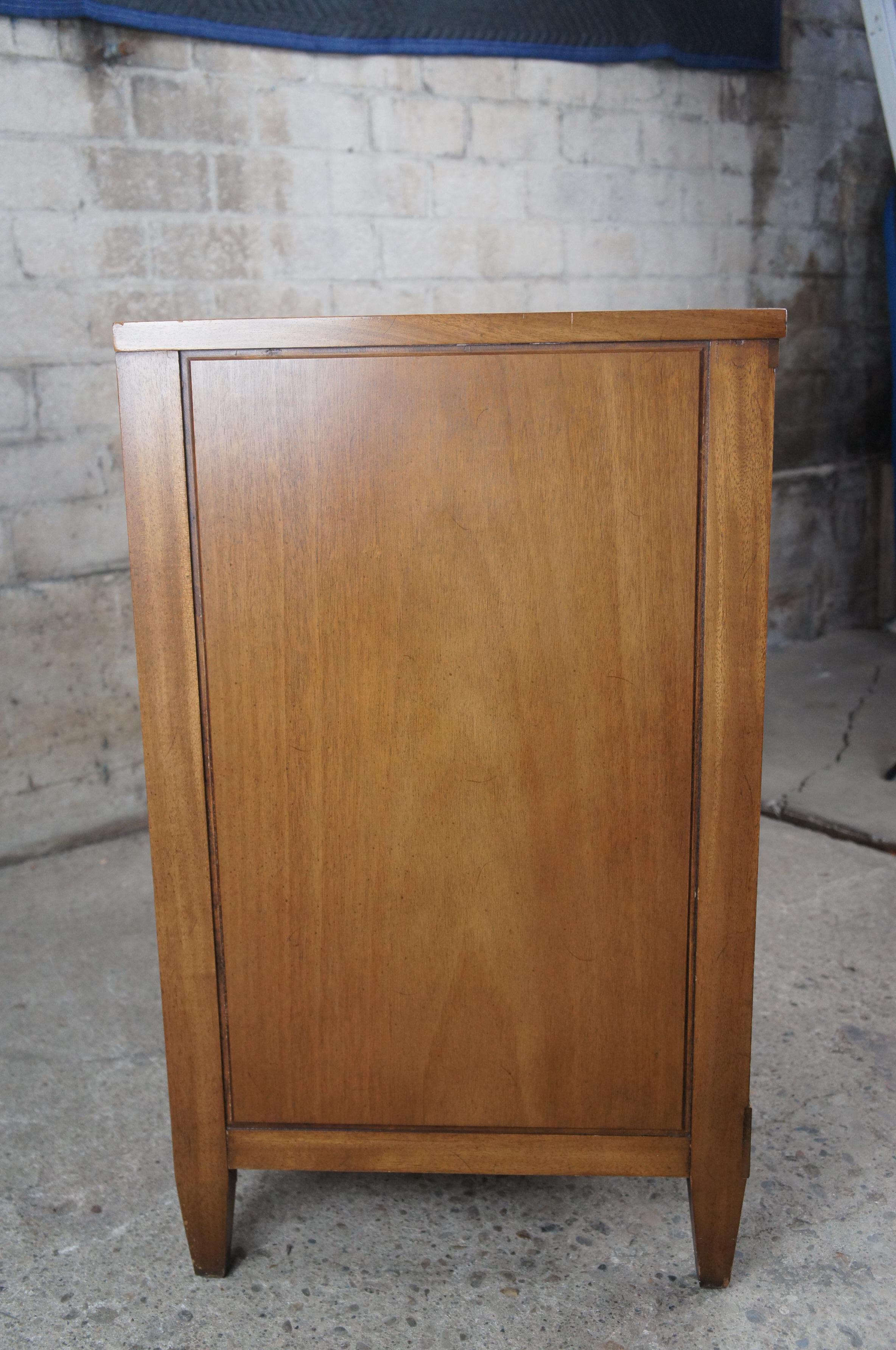Drexel Triune Mid-Century Modern Mahogany Buffet Server Console Cabinet 585-407 For Sale 6