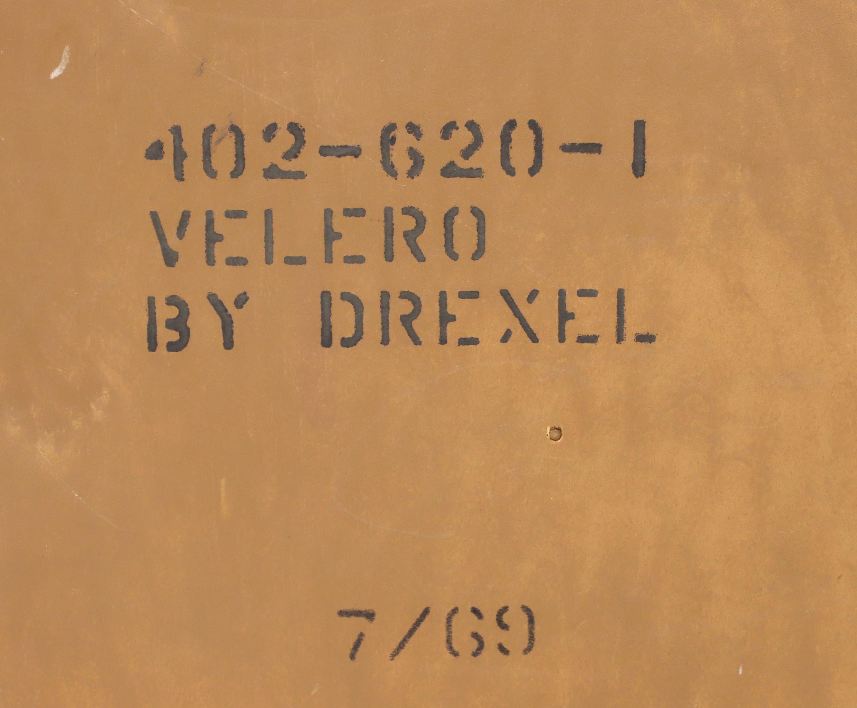 DREXEL Velero Mid 20th Century Spanish Style Nightstands - Pair 4