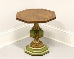 DREXEL Velero Mid 20th Century Spanish Style Octagonal Accent Table
