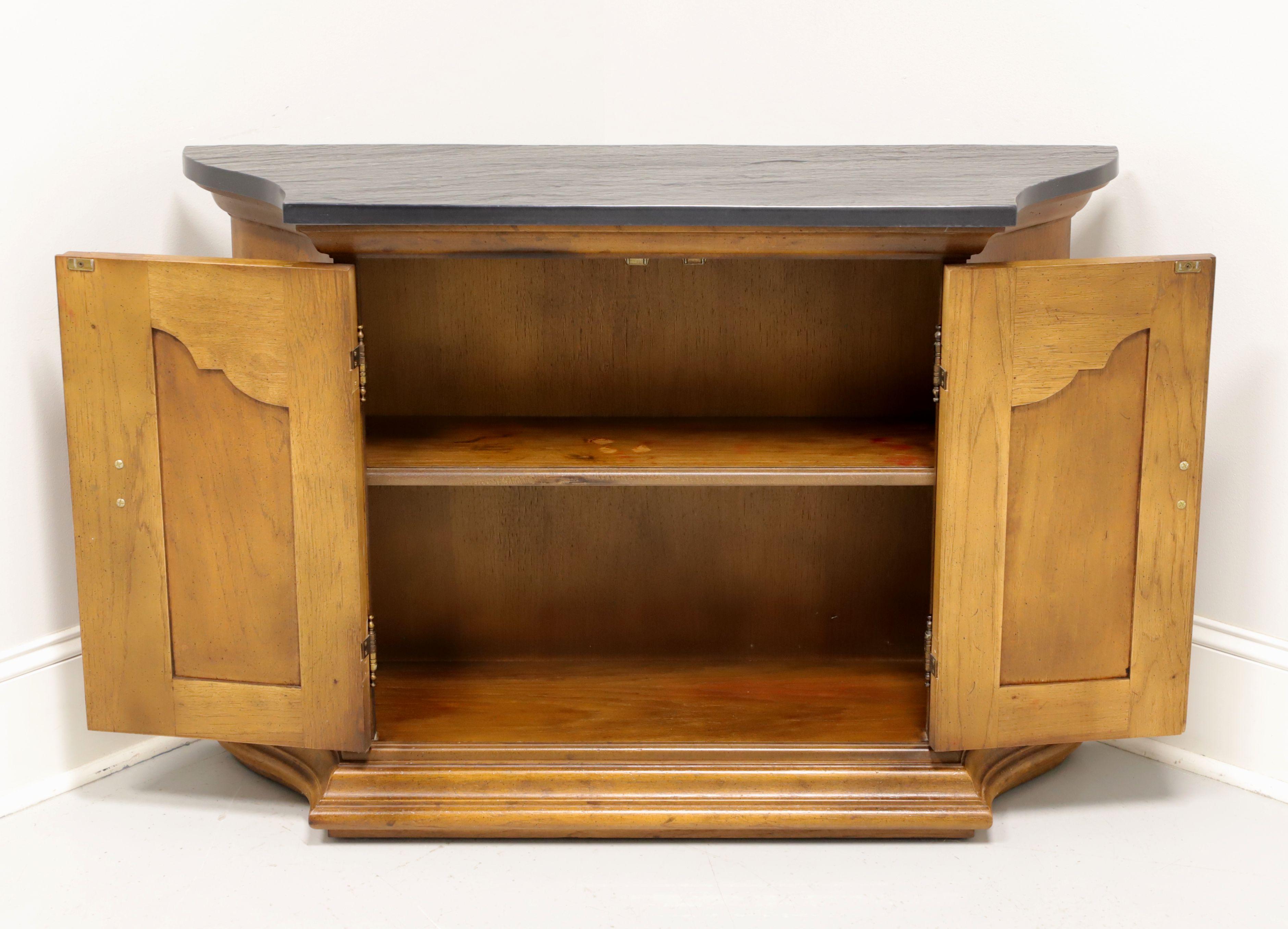 drexel dua cabinet with stone top