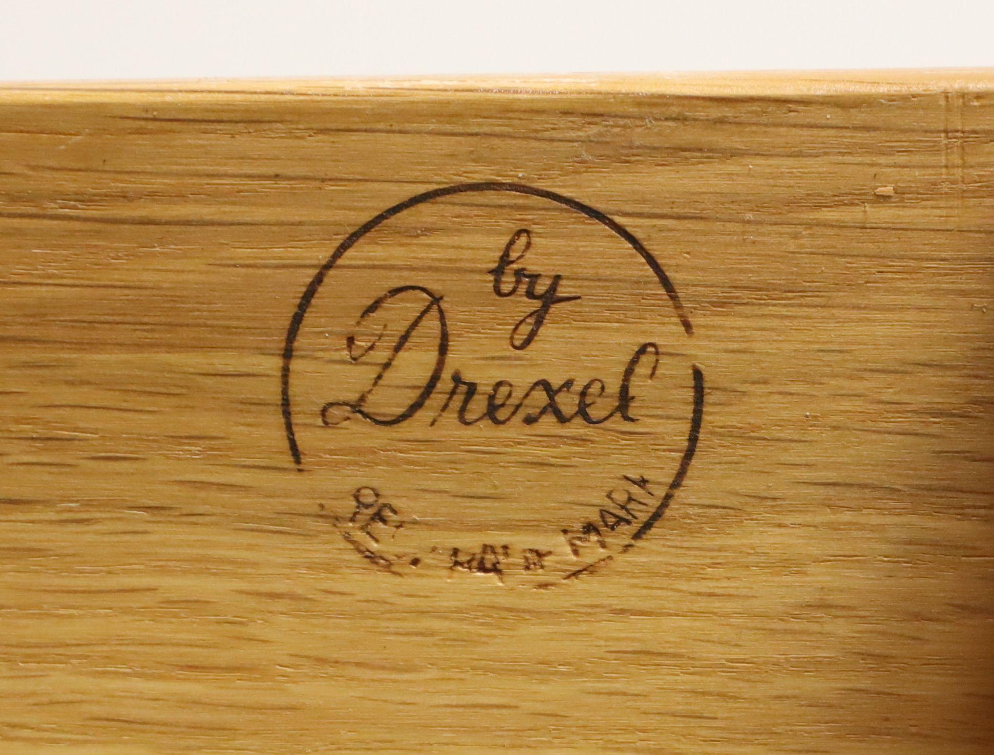 DREXEL Velero Mid 20th Century Spanish Style Triple Dresser For Sale 4