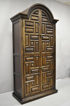 Drexel Villa Escalante Mediterranean Gothic Armoire Wardrobe Dresser Cabinet