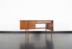 Drexel Walnut "Parallel" Writing Desk by Barney Flagg