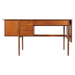 Drexel Walnut "Parallel" Writing Desk by Barney Flagg