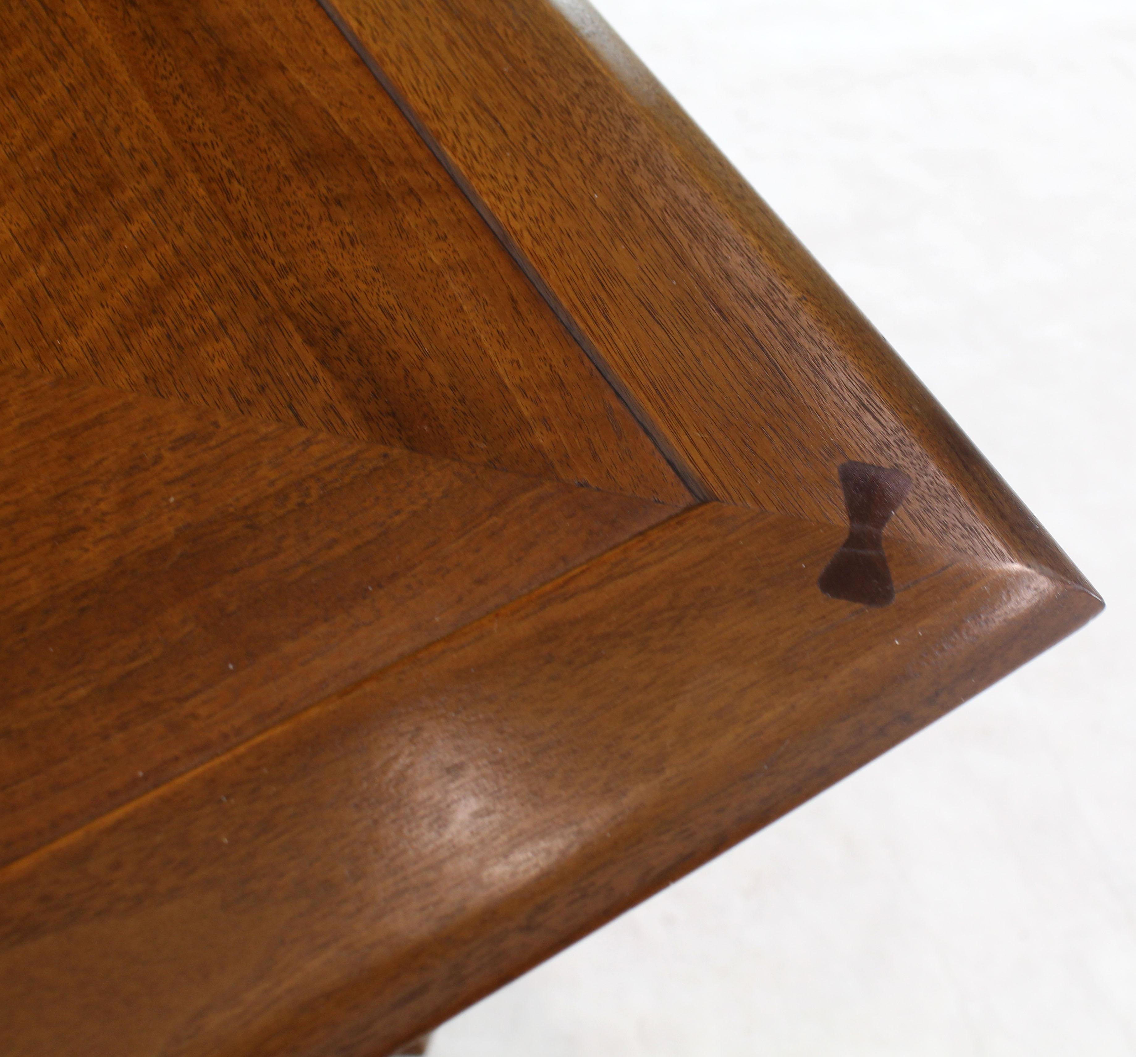 Mid-Century Modern Drexel Walnut Square Occasional Side Table Stand For Sale