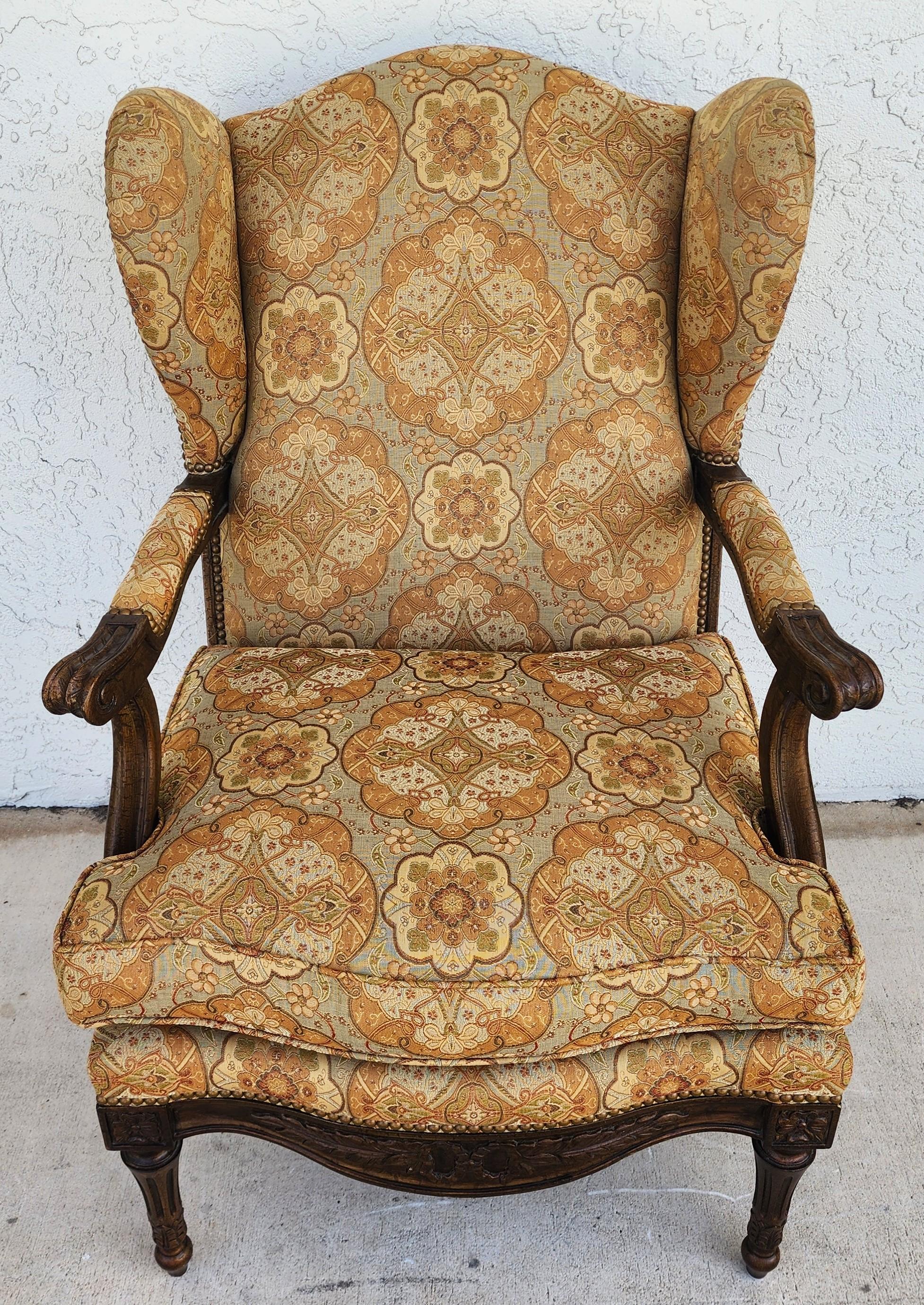 Stile provenzale Sedia Drexel Wingback della Collection'S in vendita