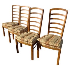 Set of 6 Drexel Woodbriar Dining Chairs 
