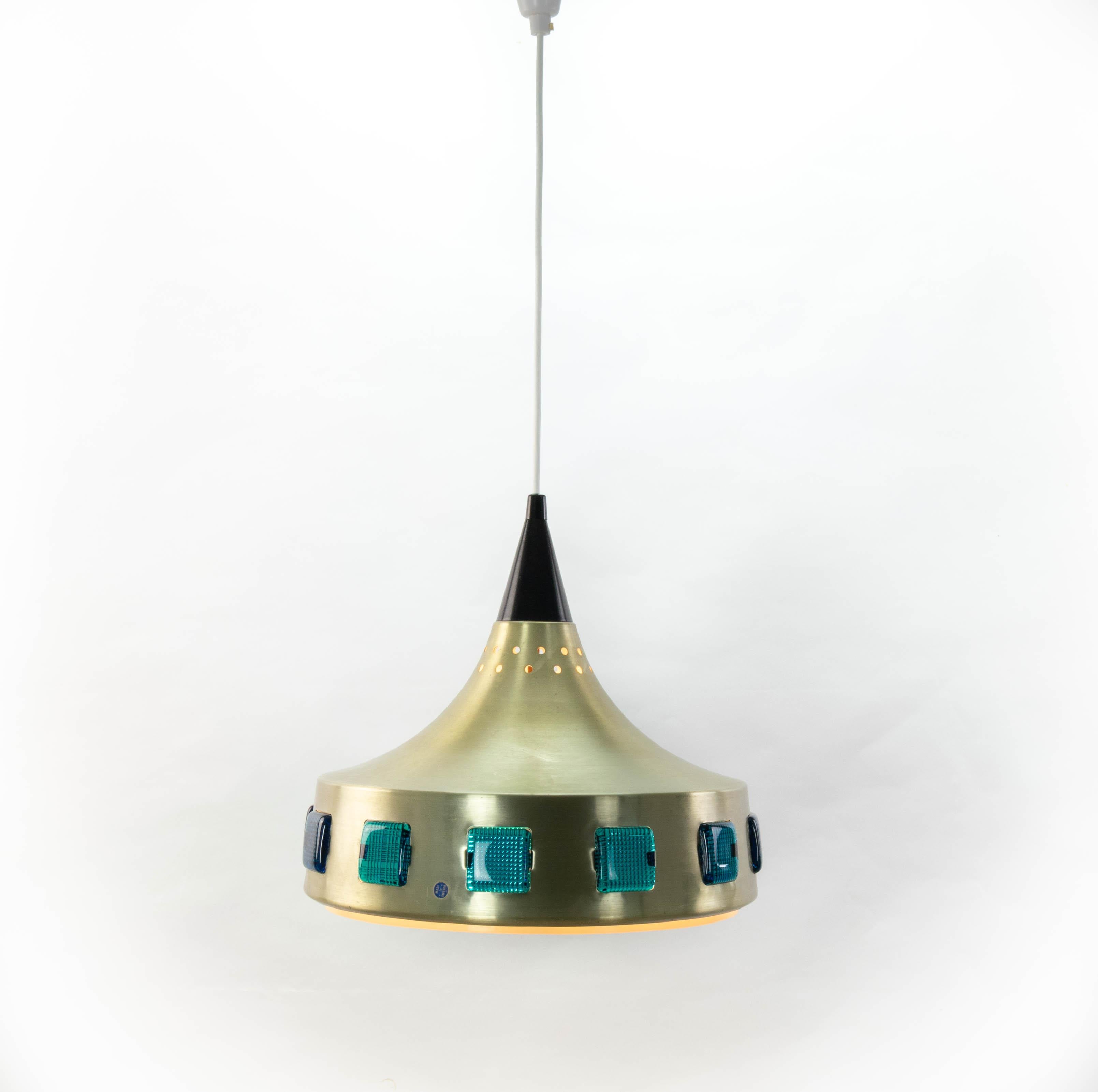Metà XX secolo DRGM Lampadario svedese 