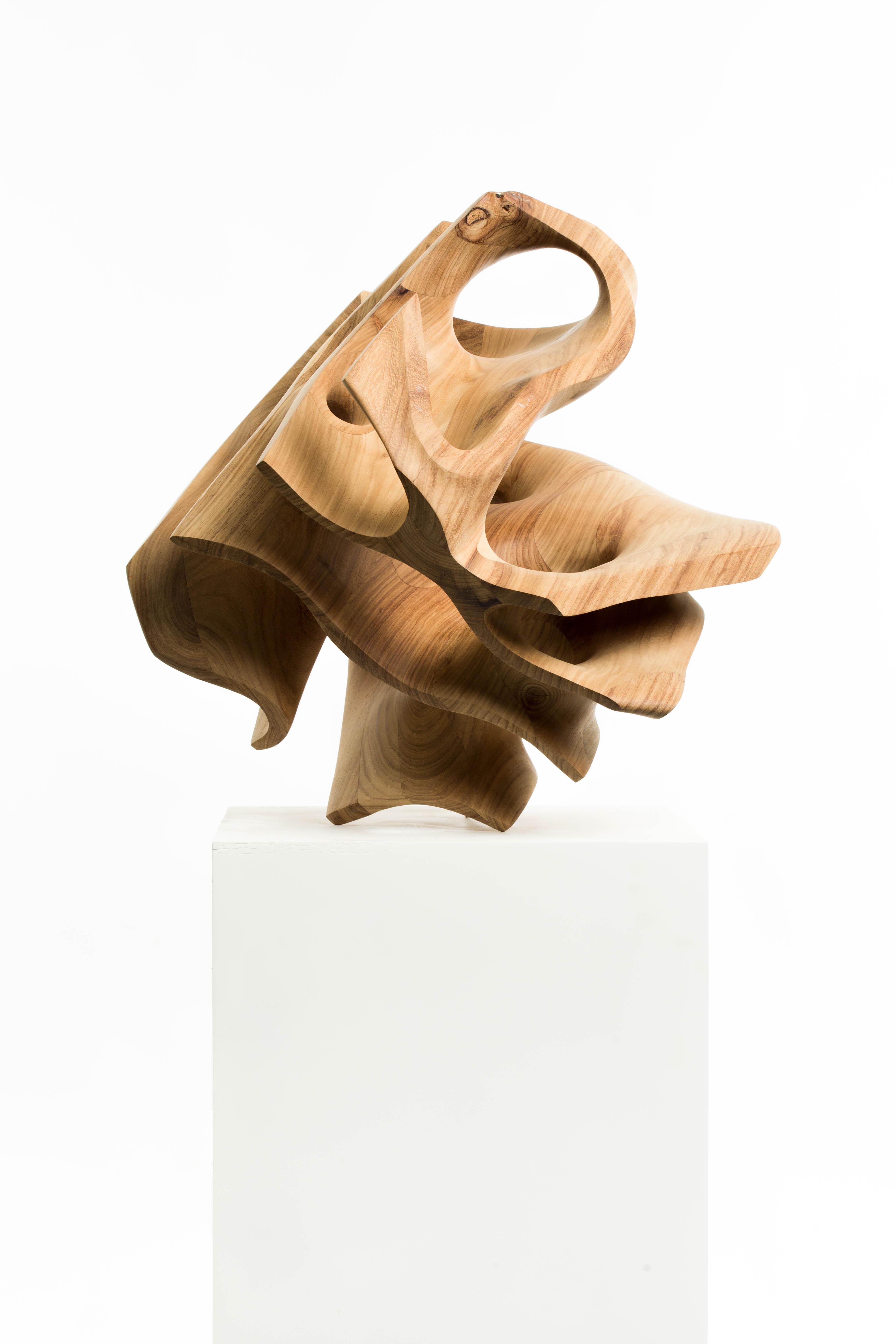 Grezzo, Wood, Cubo, Astratto, Contemporaneo, Moderno, Scultura, Arte, Geometrica in vendita 3