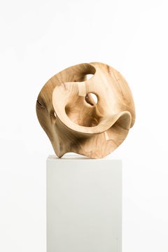 Raw, Wood, Sphere, Abstract, Contemporary, Modern, Sculpture, Art, Geometric