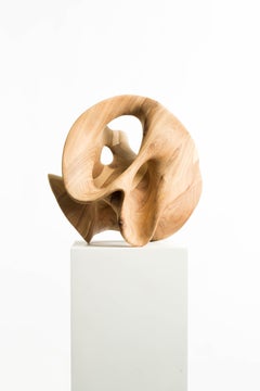 Raw, Wood, Sphere, Abstract, Contemporary, Modern, Sculpture, Art, Geometric