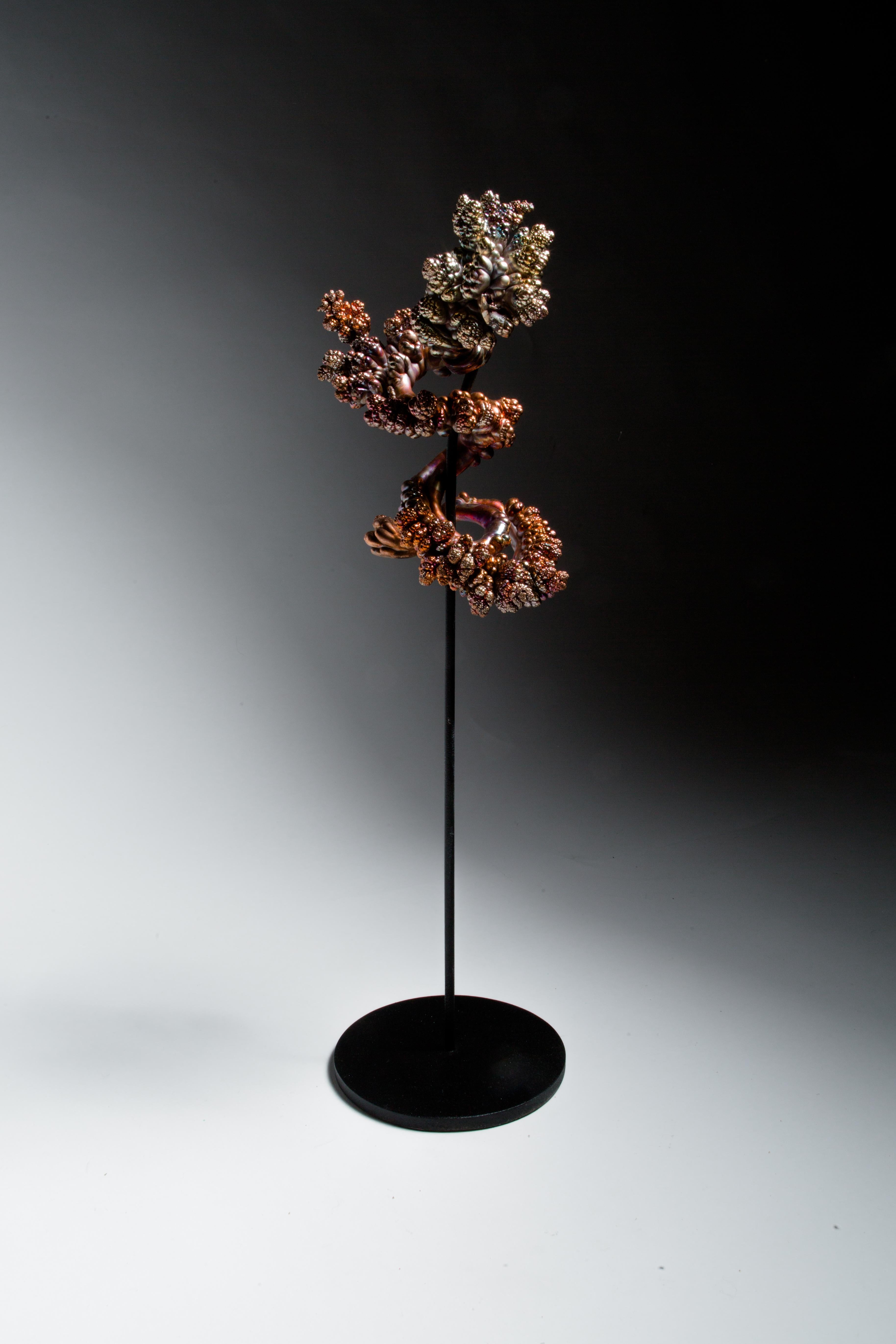 Copper, Crystal, Polished, Raw, Abstract, Contemporary, Modern, Art, Sculpture 1