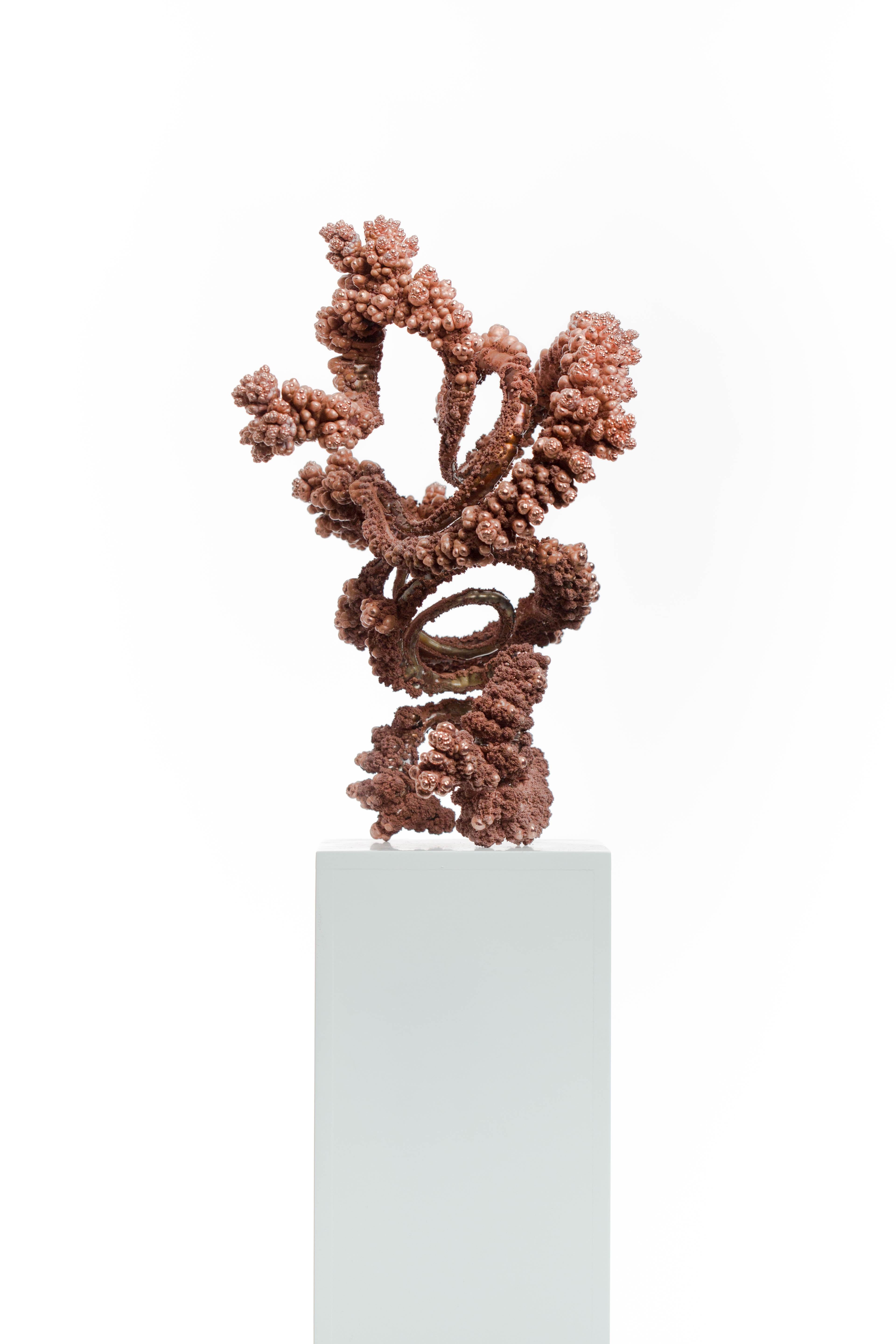 Copper, Crystal, Polished, Raw, Abstract, Contemporary, Modern, Art, Sculpture For Sale 4