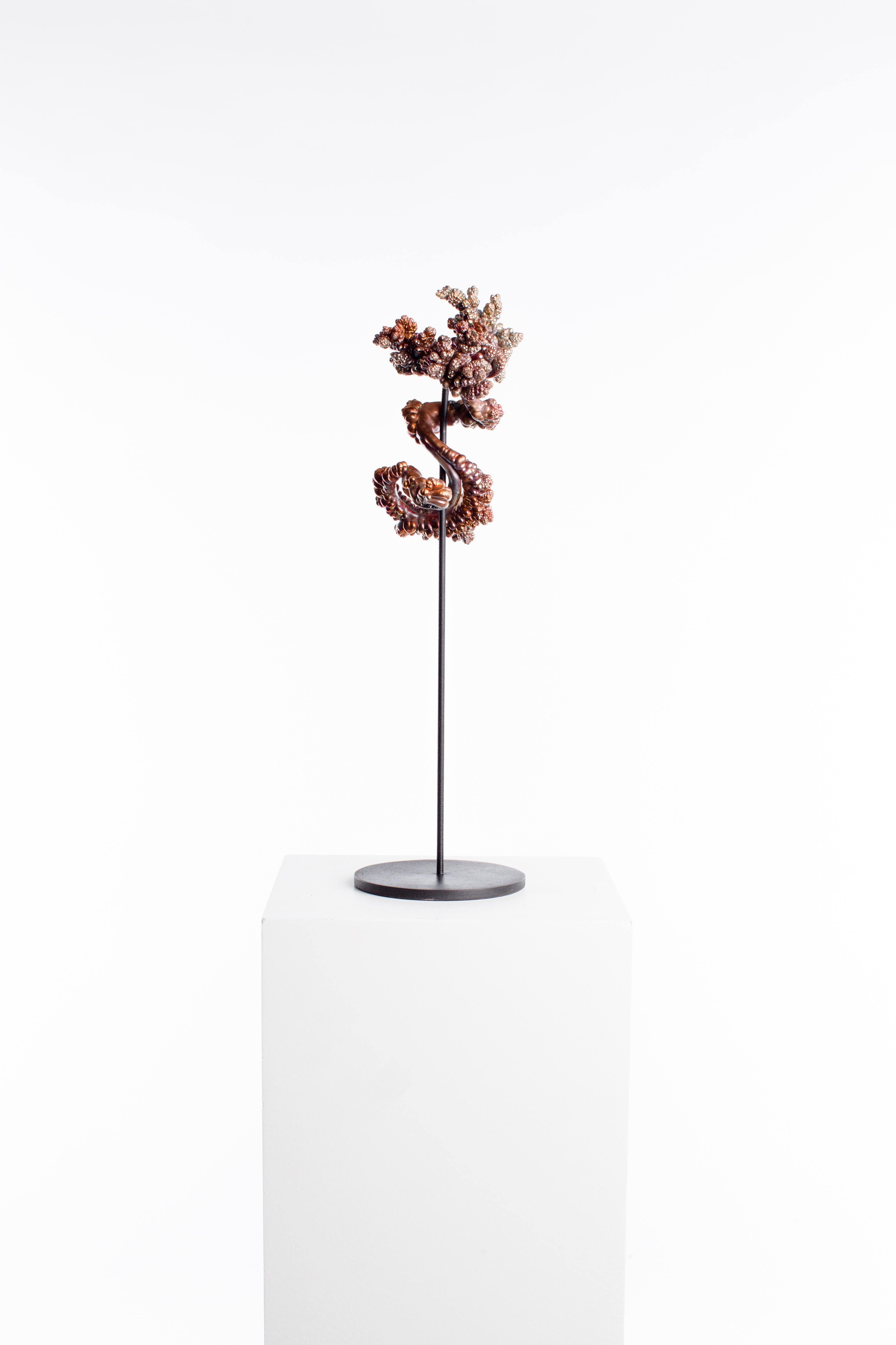 Driaan Claassen Abstract Sculpture - Copper, Crystal, Polished, Raw, Abstract, Contemporary, Modern, Art, Sculpture