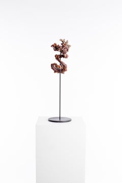 Copper, Crystal, Polished, Raw, Abstract, Contemporary, Modern, Art, Sculpture