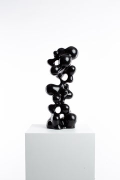 Black, Bronze, Patina, Abstract, Contemporary, Modern, Sculpture