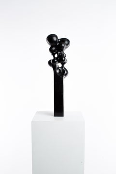Black, Bronze, Patina, Abstract, Contemporary, Modern, Sculpture