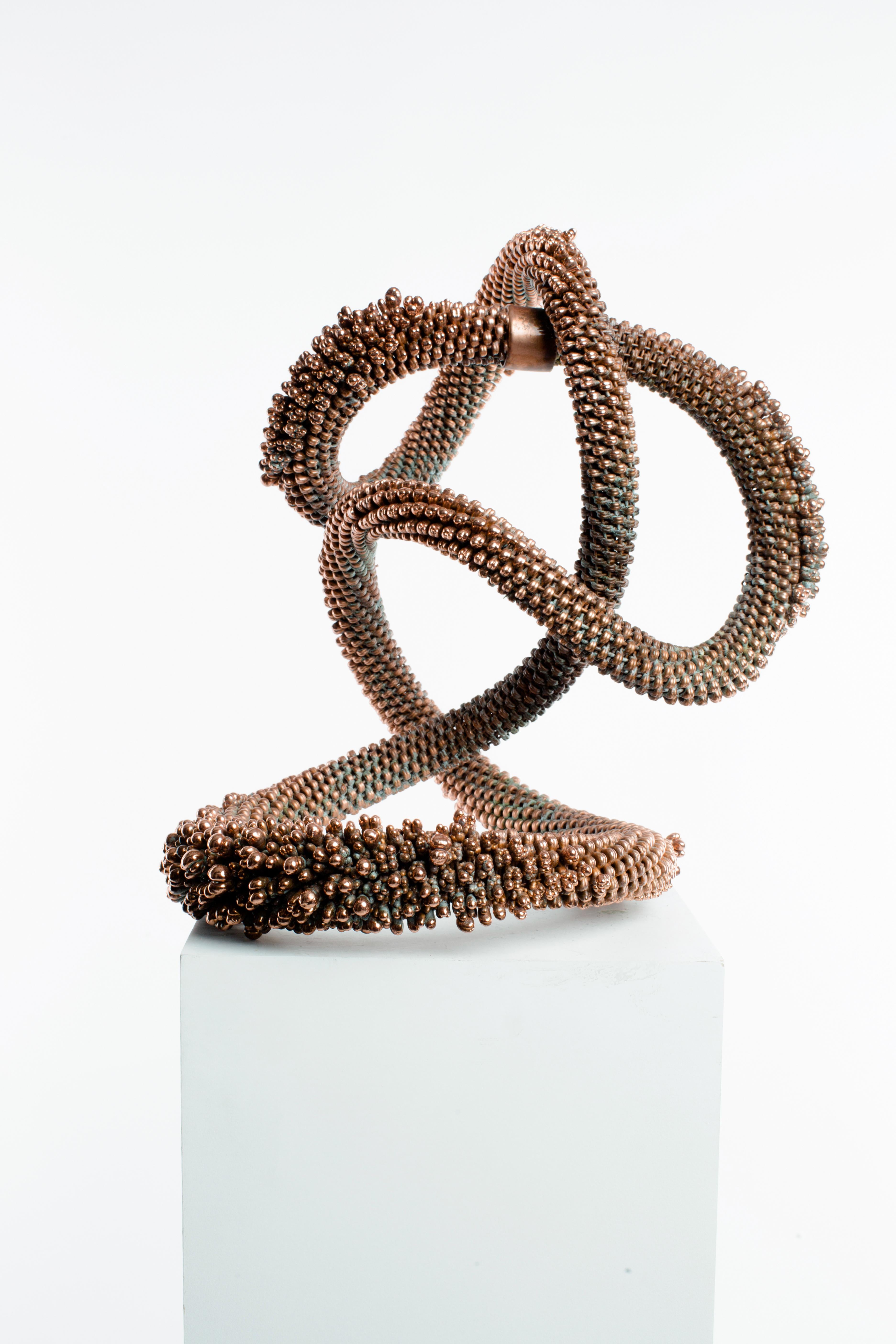 Driaan Claassen Abstract Sculpture - Copper, Crystal, Polished, Raw, Abstract, Contemporary, Modern, Art
