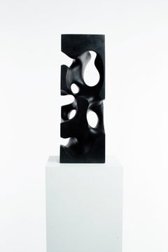 Driaan Claassen for Reticence, Abstract Geometric Sculpture, Wooden Cuboid 015