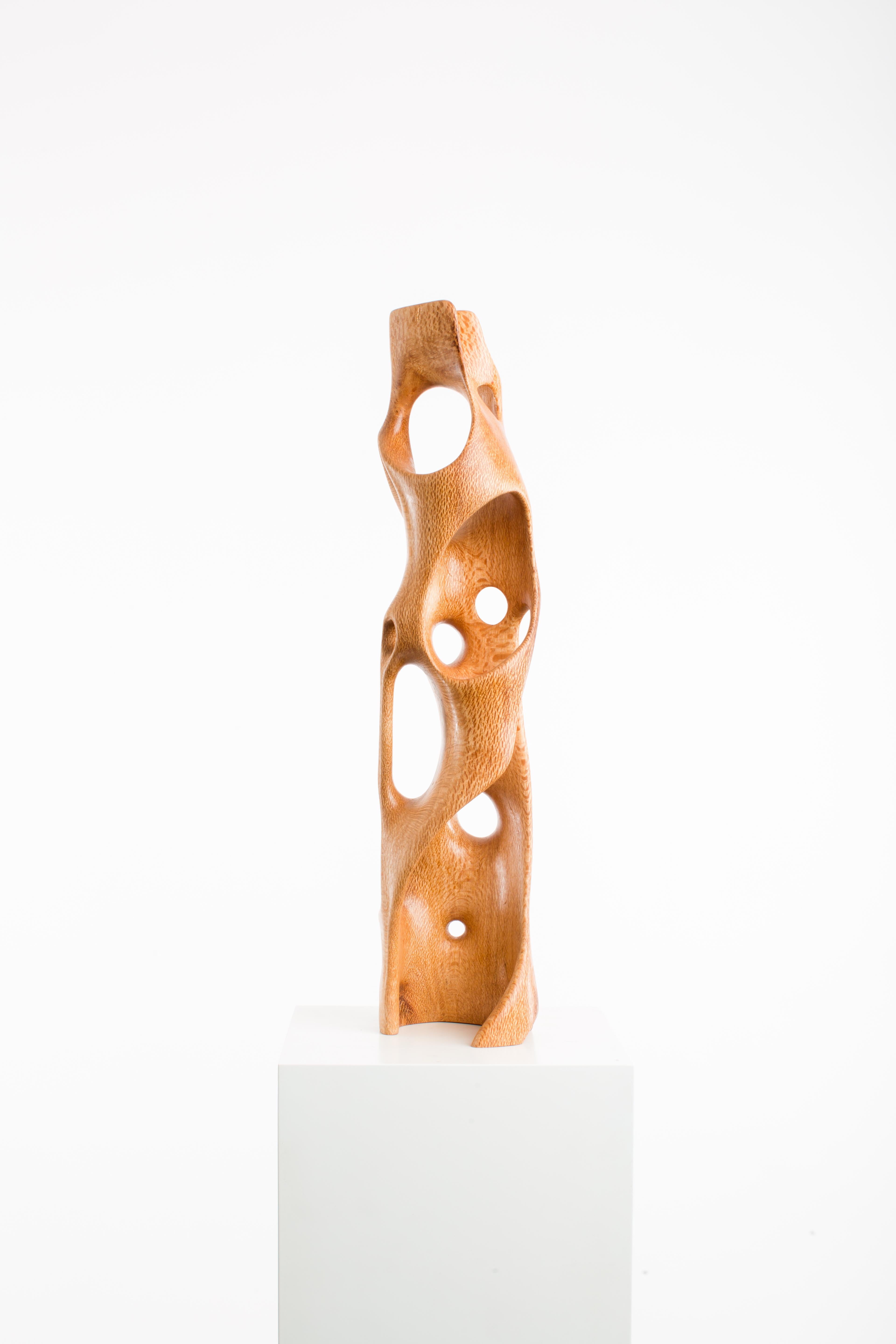 Raw, Wood, Satin, Abstract, Contemporary, Modern, Sculpture