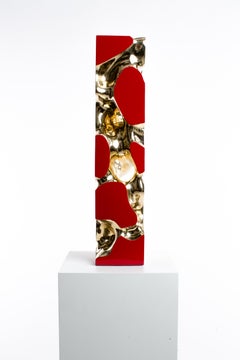 Red, Polish, Bronze, Abstract, Contemporary, Modern, Sculpture 2nd Edition