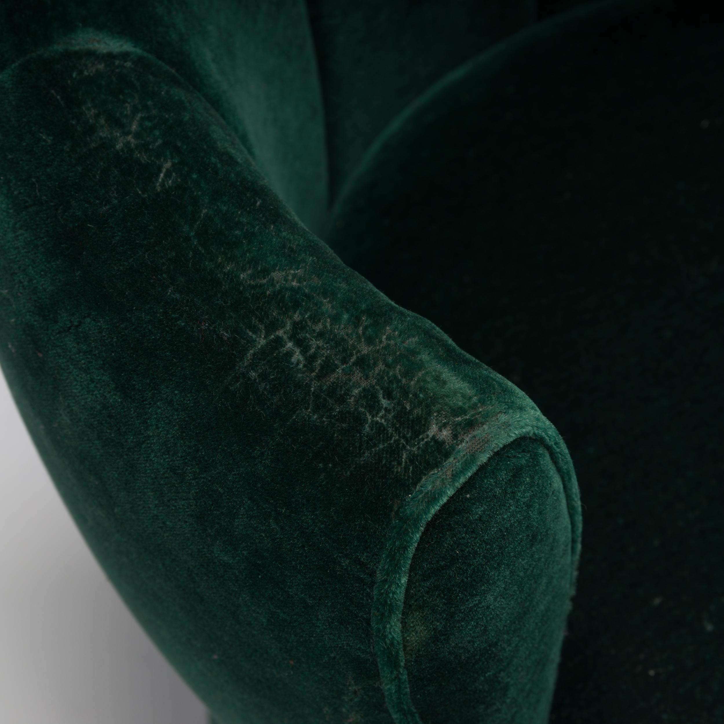 Driade by Laudani & Romanelli Green Velvet Lisa Armchair 1