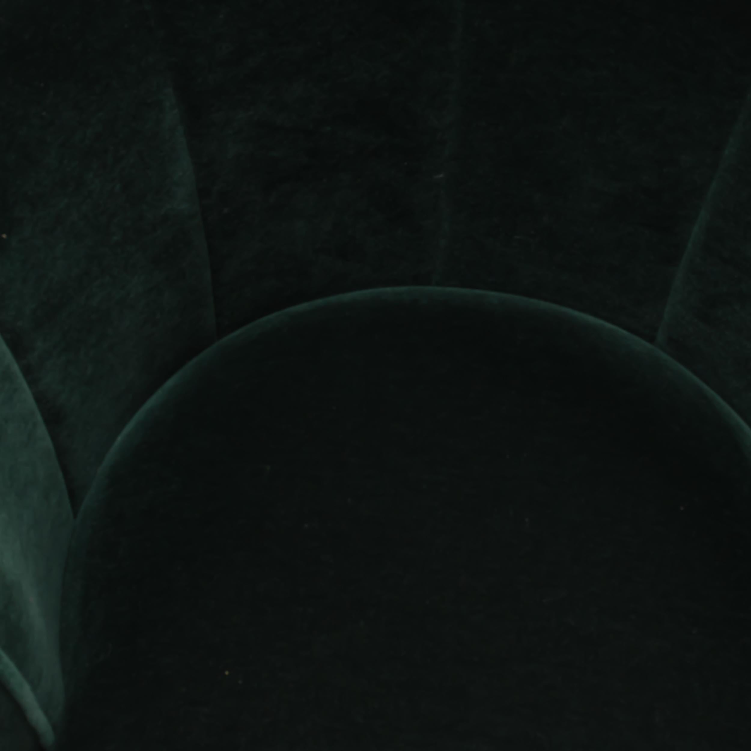 Driade by Laudani & Romanelli Green Velvet Lisa Chairs, Set of 2 1