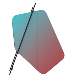 Driade Hidalgo Laccato - Contenitore di Driadelab - Blu mattone sfumato