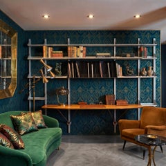 Driade Kao Modular Wall Shelving System in Aluminum by Antonia Astori, 1990s