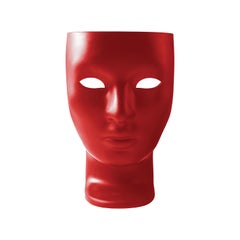 Driade Nemo Swivel Armchair, Red Polyethylene - Design Fabio Novembre