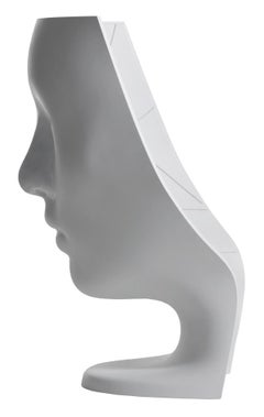 Driade Nemo Swivel Armchair, White Polyethylene - Design Fabio Novembre