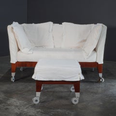 Driade Neoz Sofa and Pouf by Philippe Starck