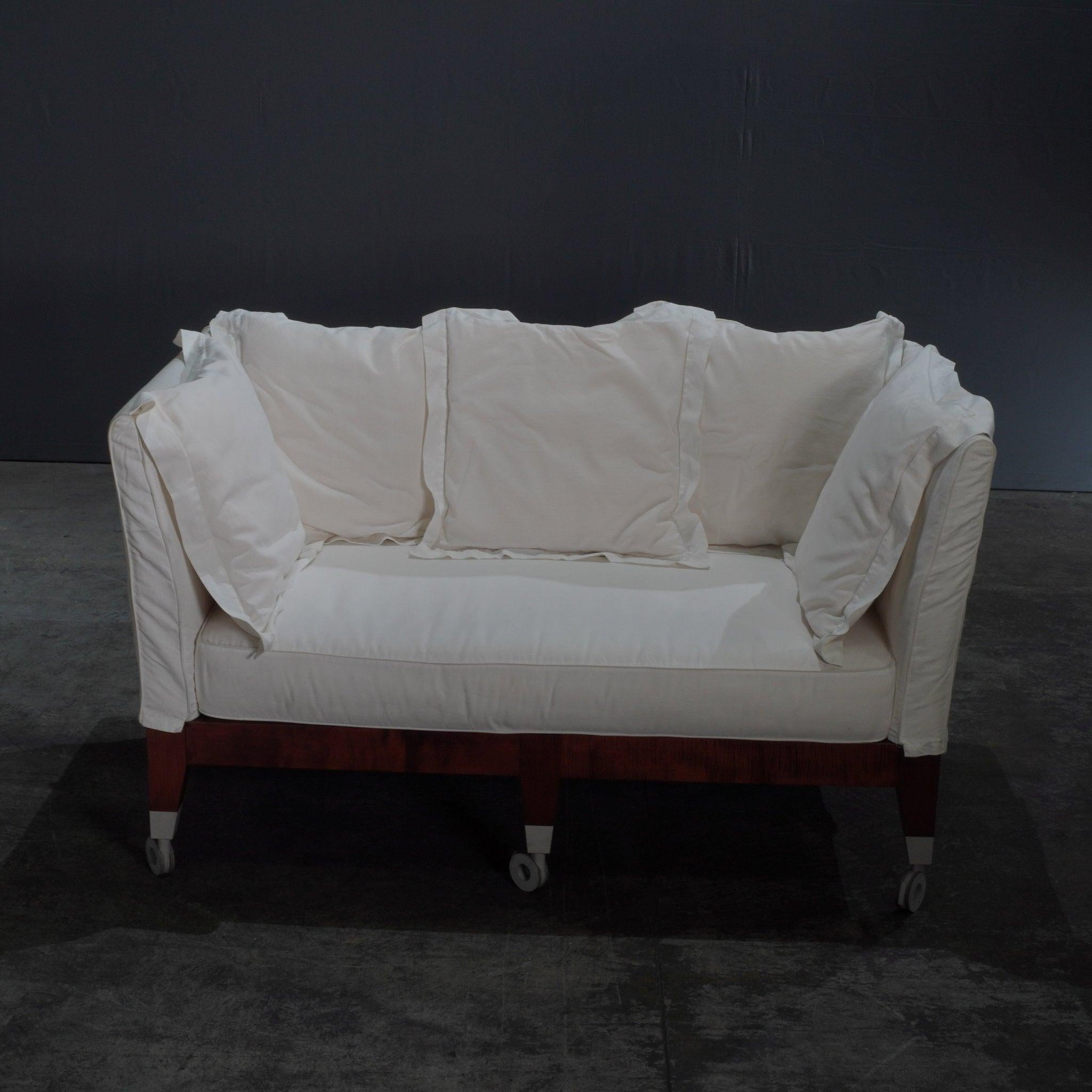 Driade Neoz Sofa and Pouf by Philippe Starck In Good Condition In Basildon, London