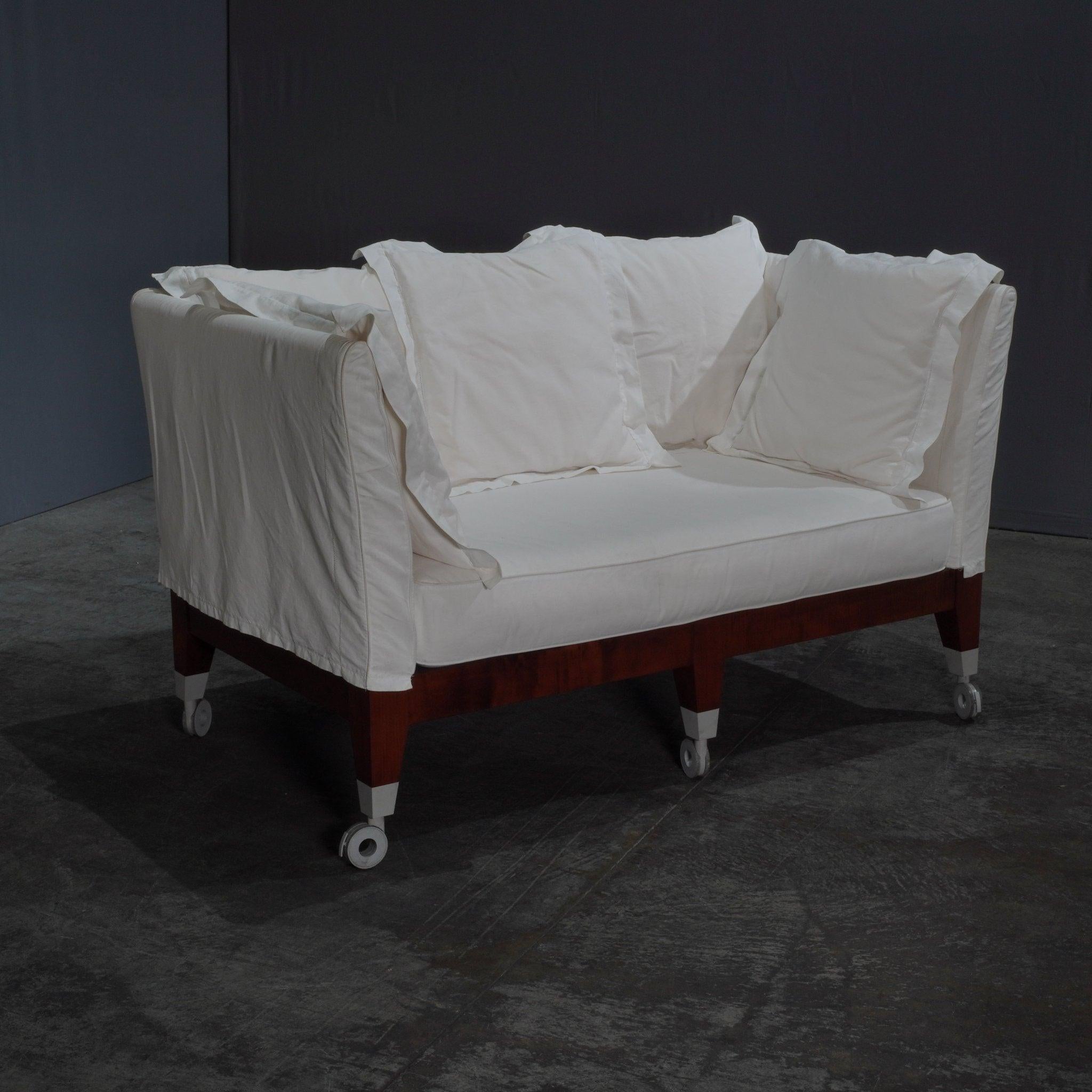 20th Century Driade Neoz Sofa and Pouf by Philippe Starck