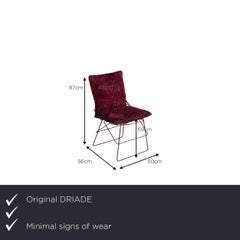Driade Sof Sof Metal Chair Bordeaux