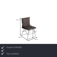 Driade Sof Sof Metal Chair Gray