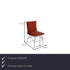 Driade Sof Sof Metal Chair Orange