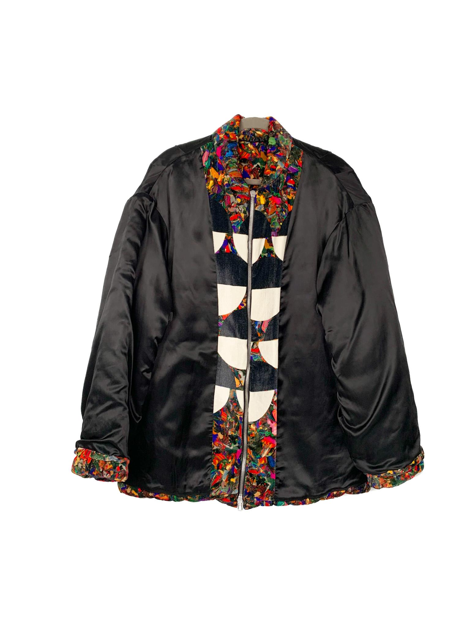 Dries Van Noten 100th Collection Velvet Oversized Jacket FW2017 8