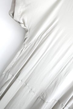 Dries van Noten Vintage Beige Silk Maxi Dress, Size FR40/UK12, Italy