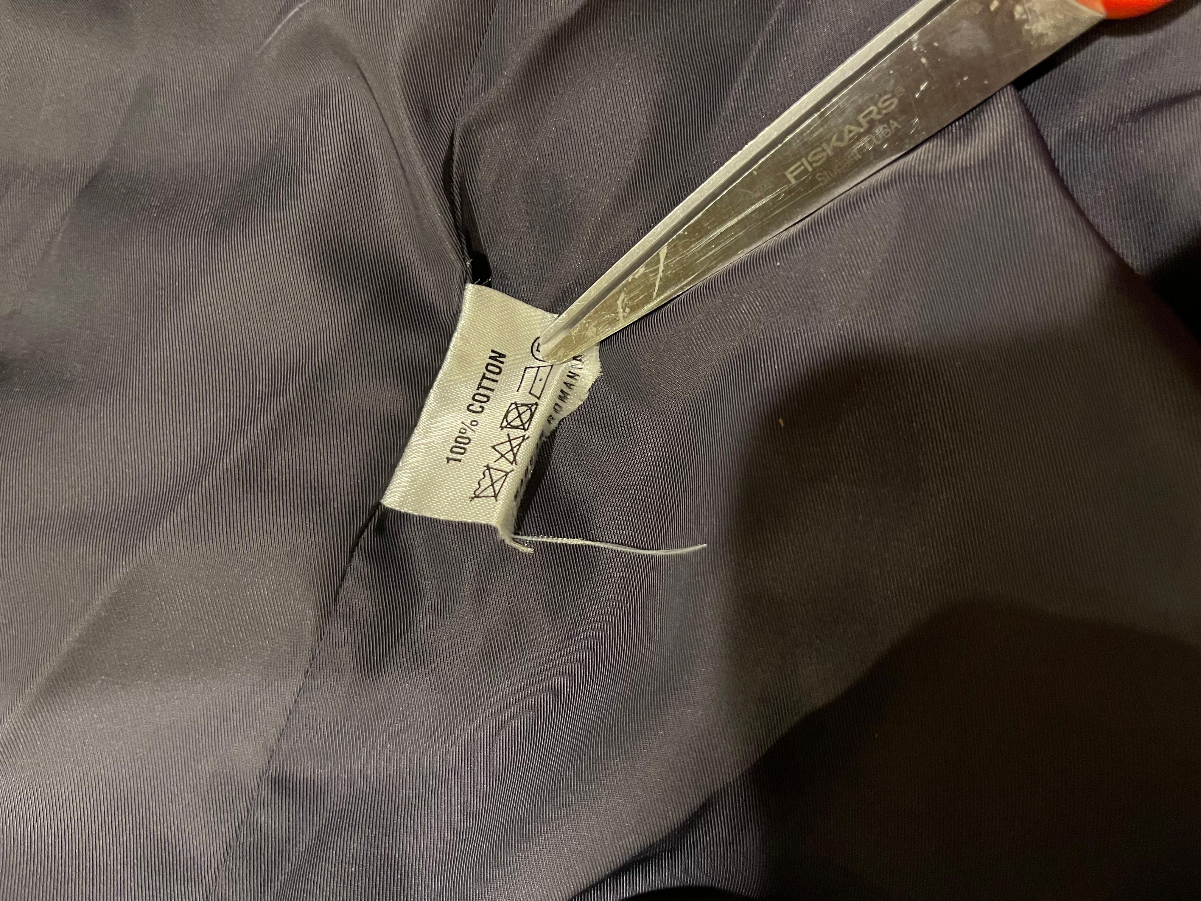 Dries Van Noten AW14 Schwarzer Backzip-Bomber Größe Medium im Angebot 12