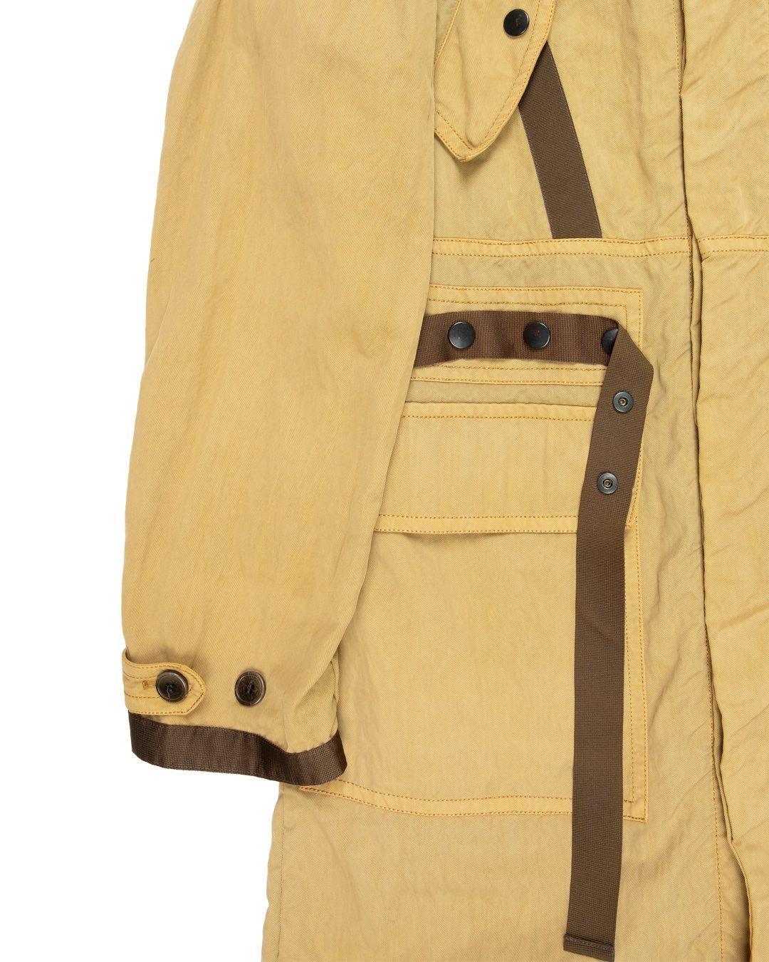 Dries Van Noten AW2014 Strapped Parka In Excellent Condition For Sale In Beverly Hills, CA