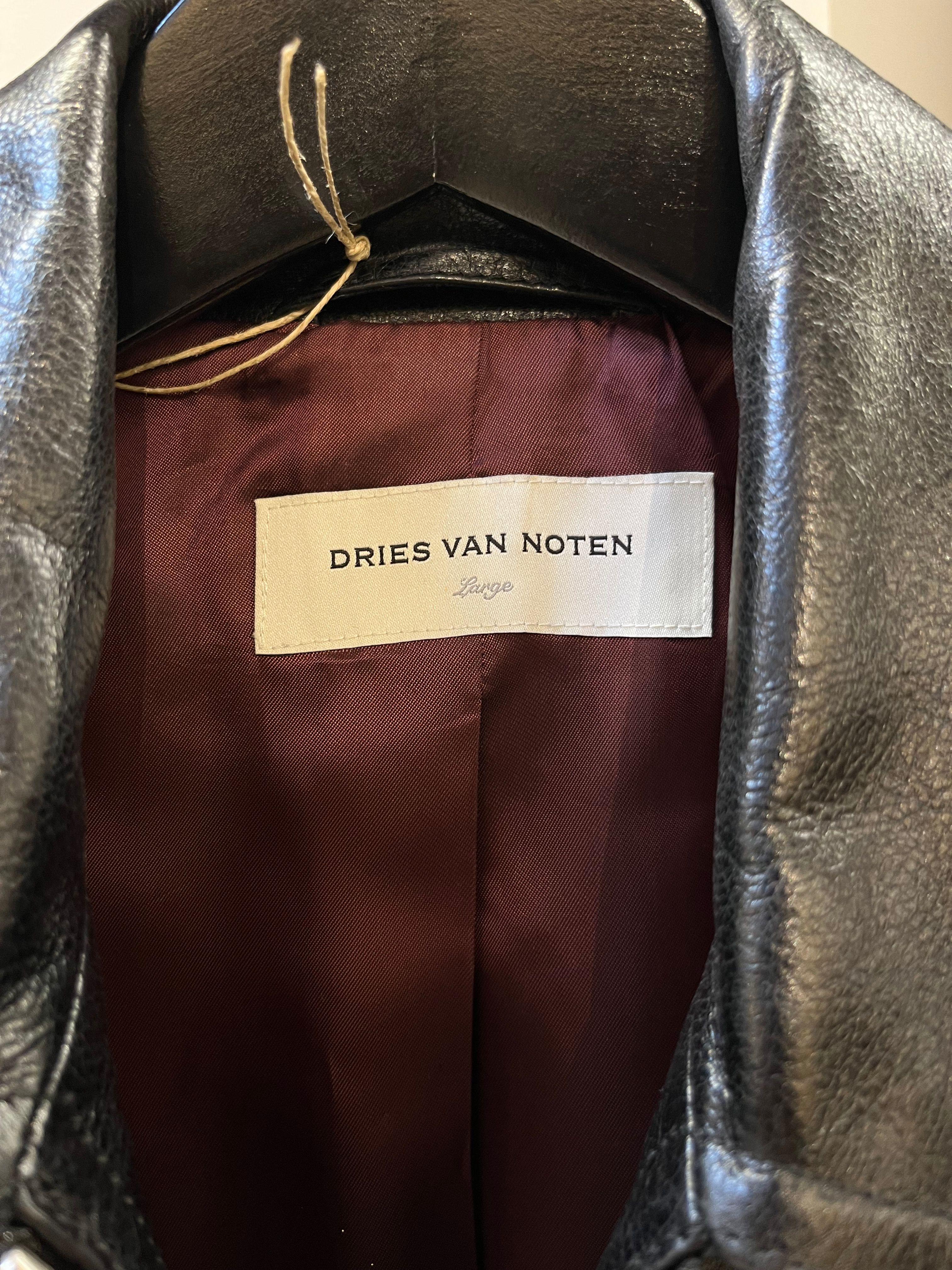 Dries van Noten AW2020 Loubert Leather Jacket 3