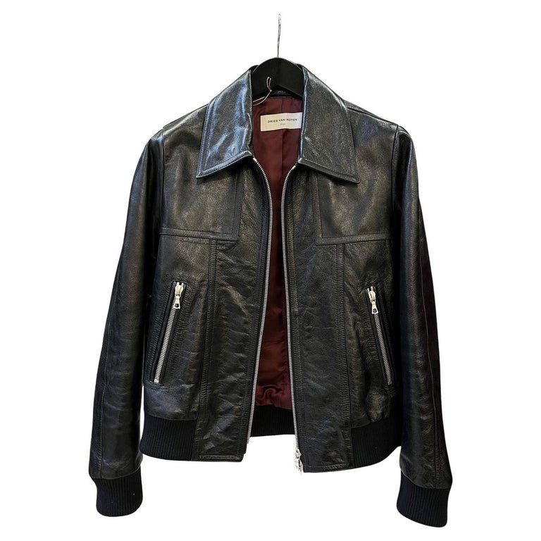 Dries van Noten AW2020 Loubert Leather Jacket at 1stDibs