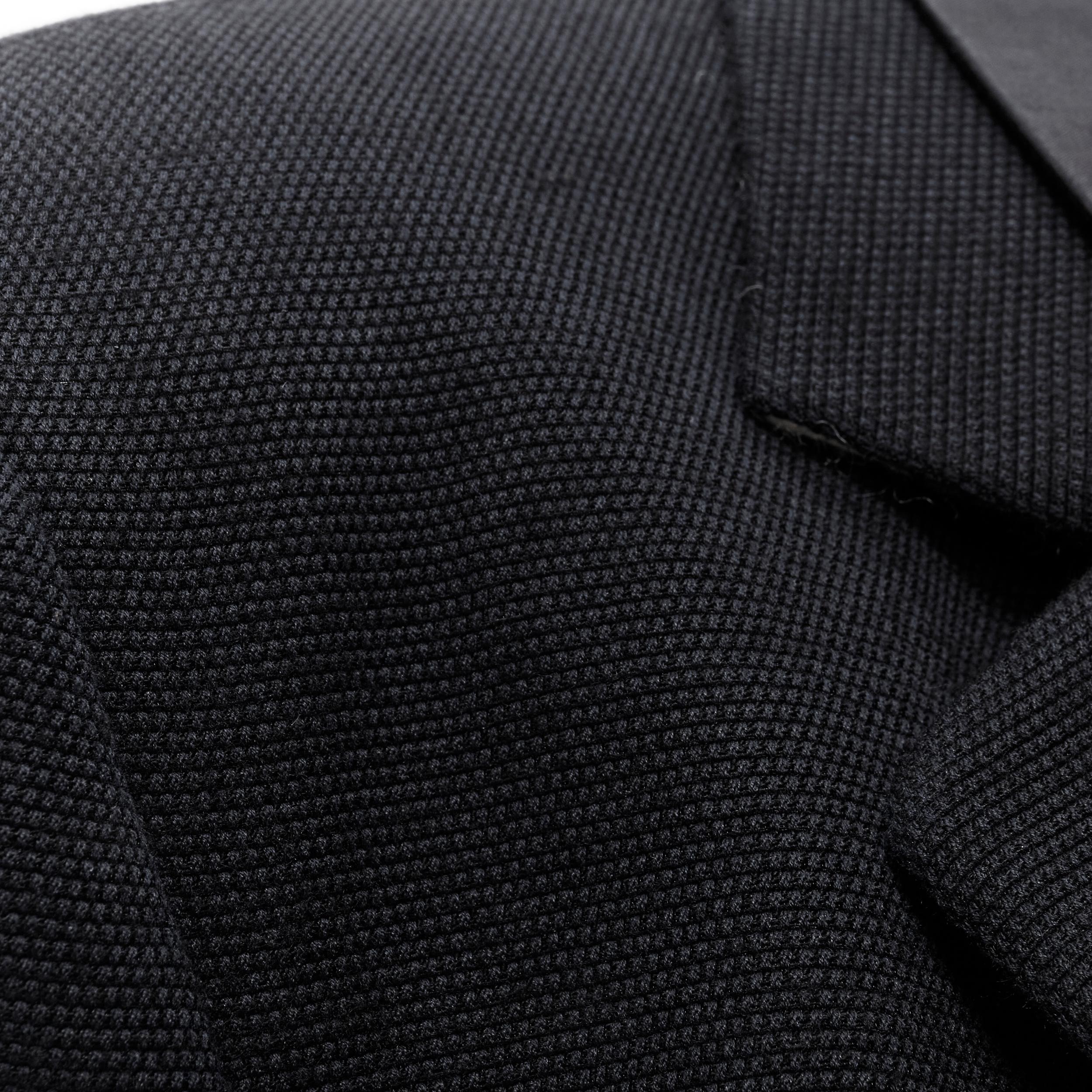 DRIES VAN NOTEN black double notched shawl collar blazer jacket FR38 S 5