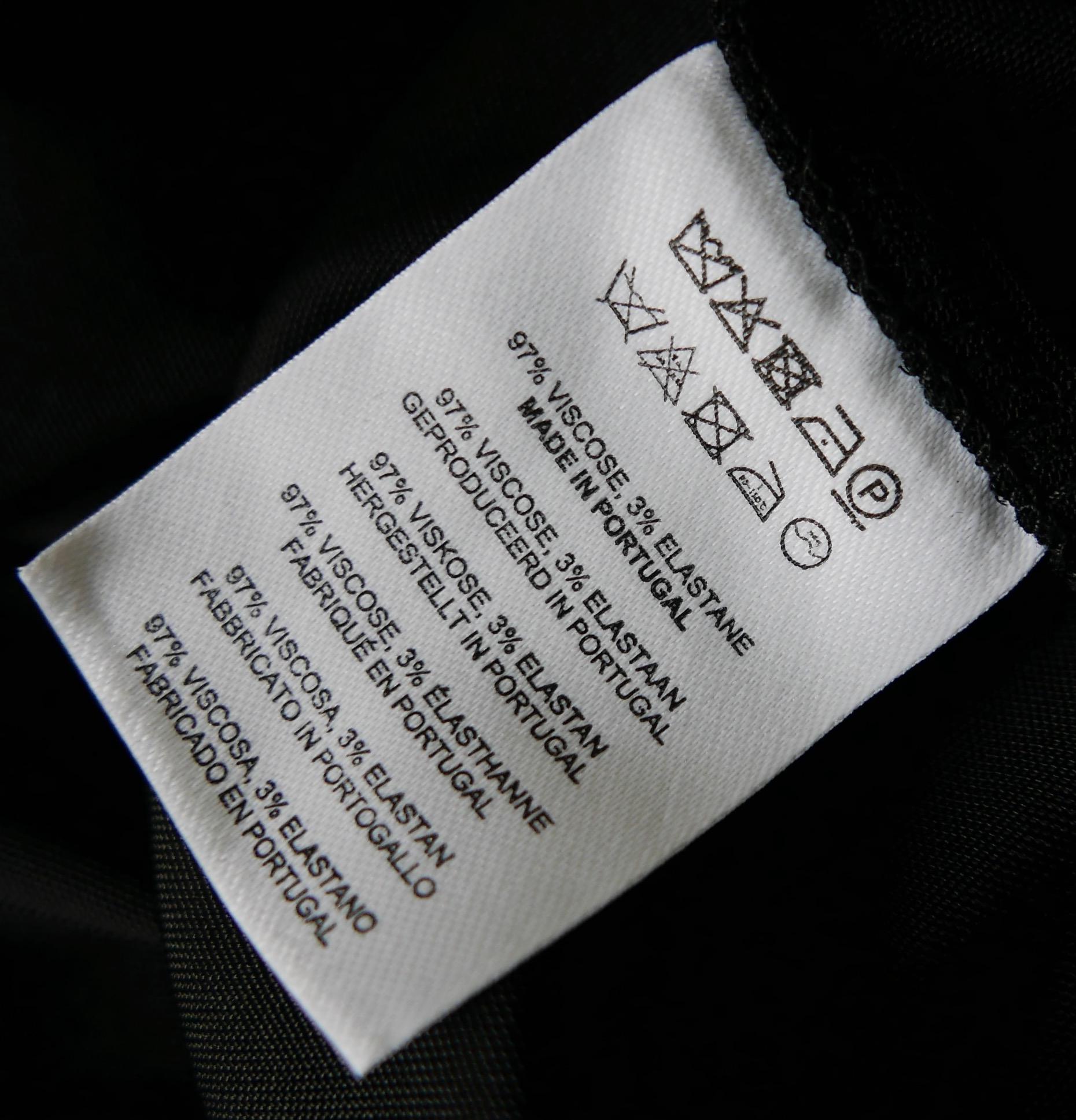 Dries Van Noten black draped jersey dress For Sale 3